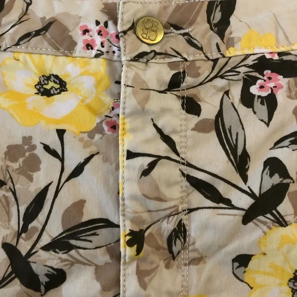 Floral Skirt Skort Stretch Sz 18 - Picture 4 of 4